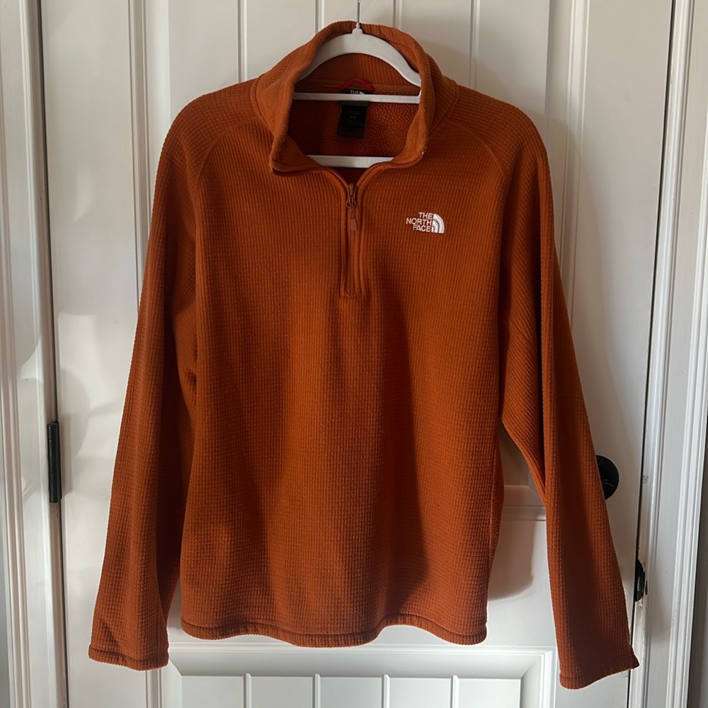 The North Face Medium Burnt Orange Quarter Zip